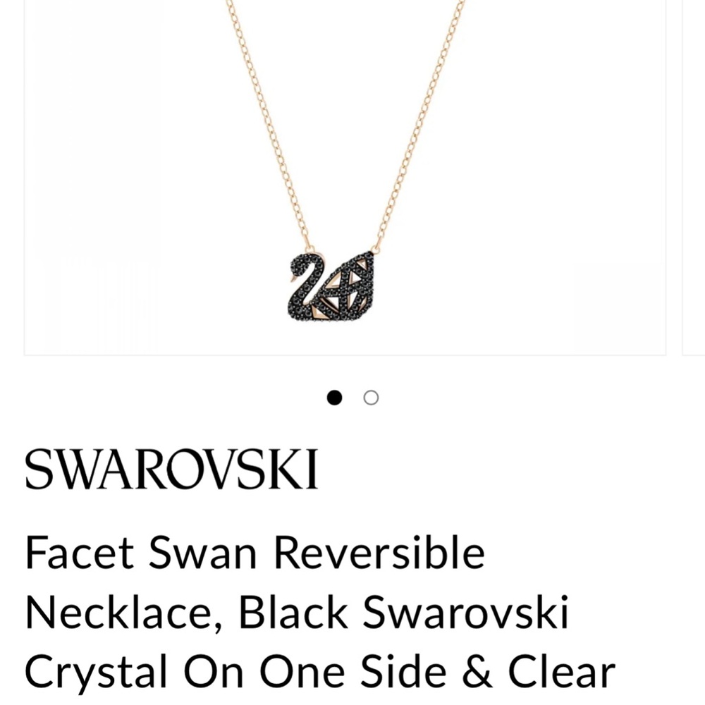 Swarovski Gold-Tone Pave Heart Necklace with Clear Crystals